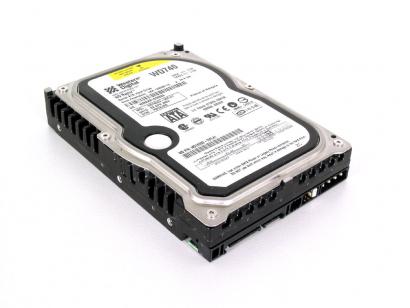 Un disque dur, vu de l'extérieur